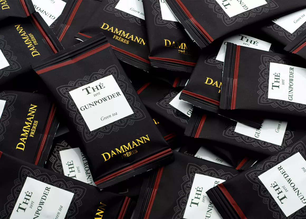 Dammann, "Gunpowder" filteres tea, 250 d